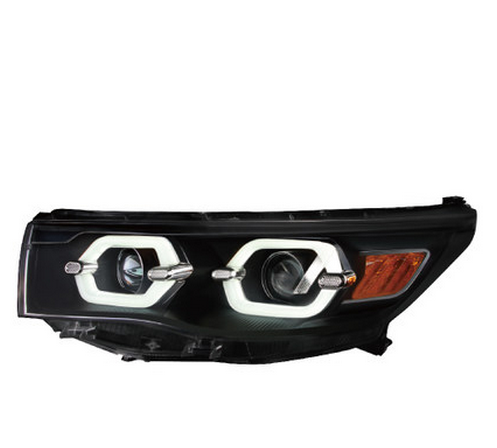丰田15款新汉兰达Q5透镜升高配大灯总成