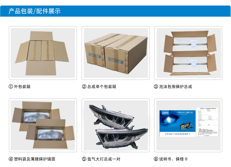 丰田锐志氙气大灯总成 20
